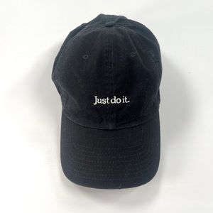 Nike “Just Do It” Black Ball Cap Hat